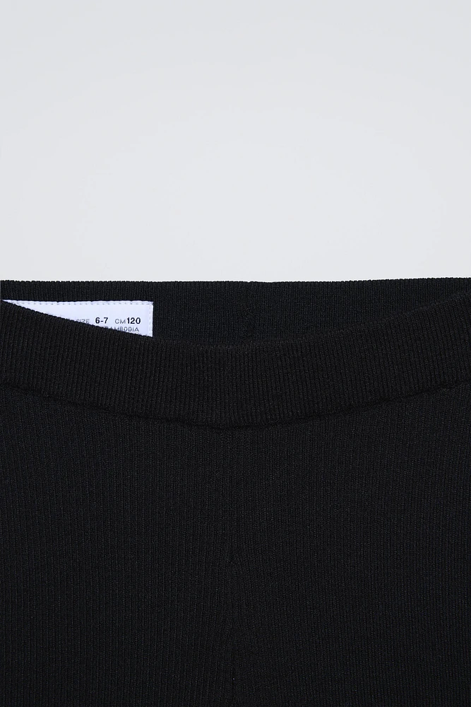 LEGGING FLARE EN MAILLE