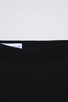 LEGGING FLARE EN MAILLE