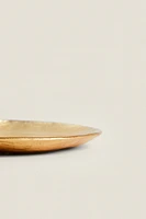 ASSIETTE À PAIN VERRE RECYCLABLE DORÉ