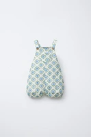 PRINTED OVERALL SHORTS