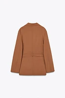 BELTED OVERSIZED BLAZER