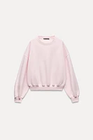 BASIC PLUSH SWEATSHIRT