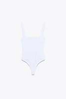 WIDE STRAP POLYAMIDE BODYSUIT
