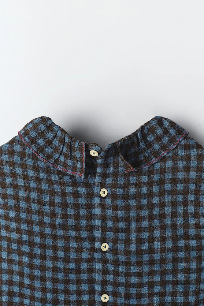 ROBE EN LAINE À CARREAUX VICHY LIMITED EDITION