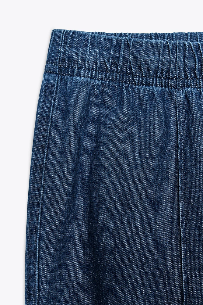 PANTALON PYJAMA DENIM TRF