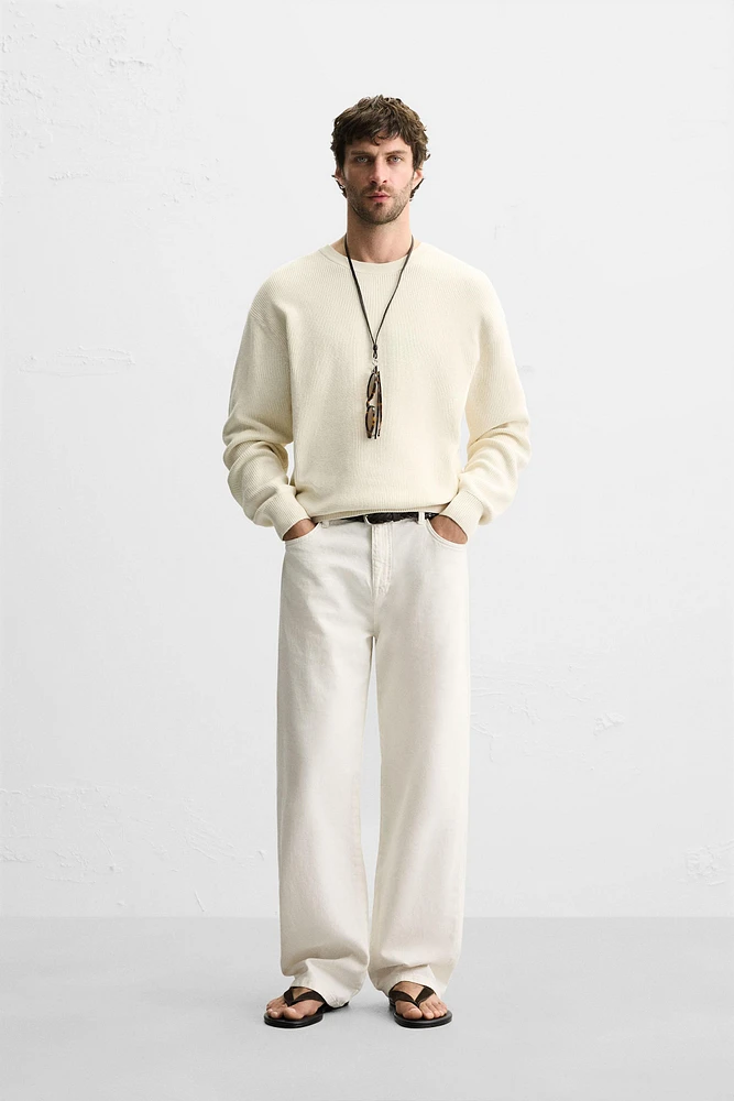 PURL KNIT SWEATER
