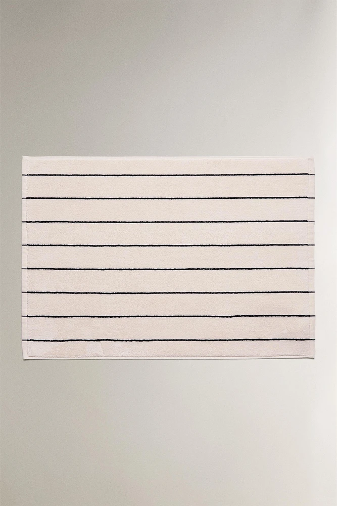 TAPIS DE BAIN RAYURES FINES
