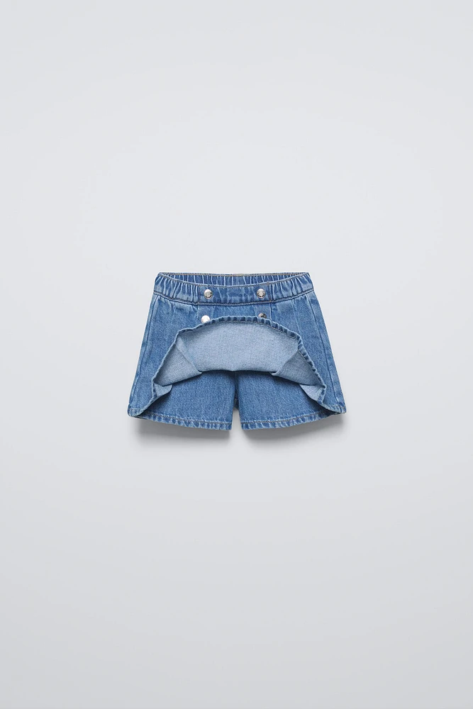 JUPE-SHORT EN JEAN