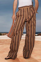 PANTALON RAYÉ CEINTURE LIMITED EDITION