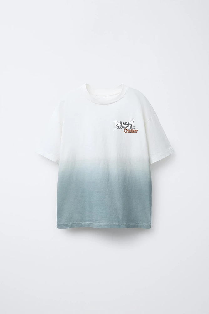 TIE-DYE TEXT T-SHIRT
