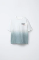 TIE-DYE TEXT T-SHIRT
