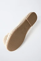 BALLERINES FLEUR CROCHET