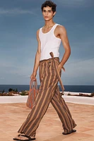 PANTALON RAYÉ CEINTURE LIMITED EDITION