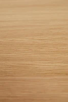 WOOD AND METAL OFFICE DESK