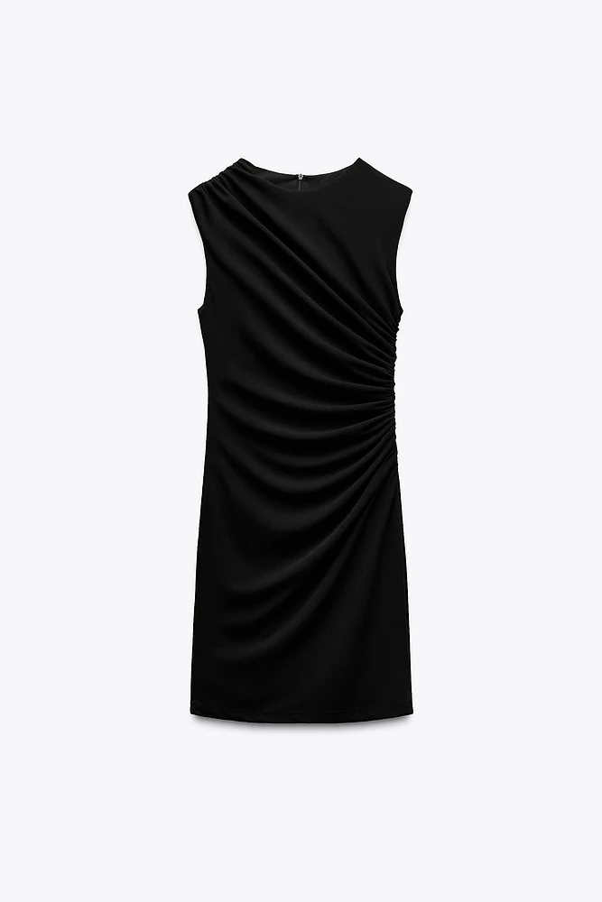 ROBE COURTE DRAPÉE