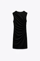 ROBE COURTE DRAPÉE
