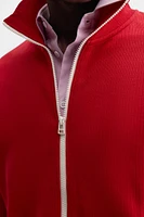 SWEAT ZIPPÉ STRUCTURÉ