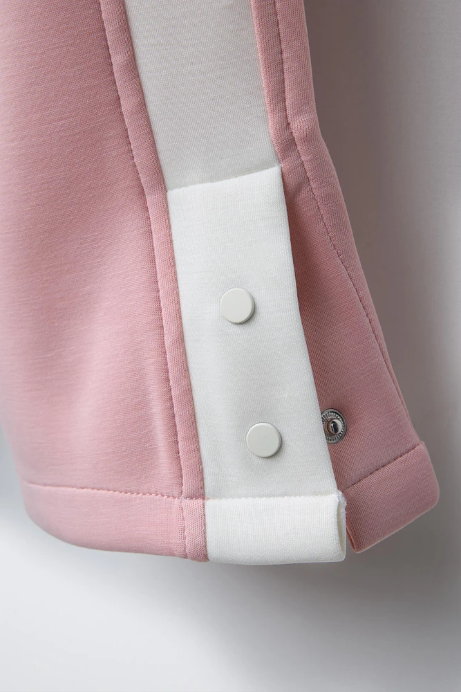 PANTALON DROIT TECHNIQUE AVEC BANDES LATÉRALES