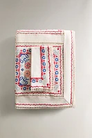 NAPPE COTON LIN BRODERIES POINT DE CROIX