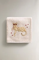 CHILDREN’S CHEETAH BATH TOWEL