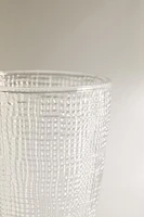 VERRE RELIEF VERRE RECYCLABLE