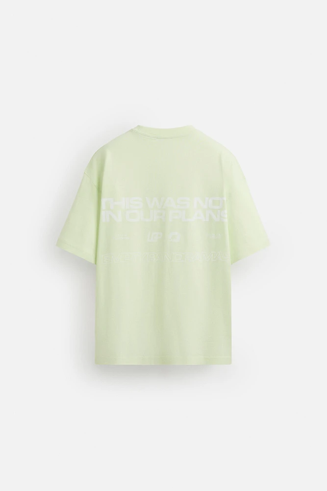 PRINTED TEXT T-SHIRT