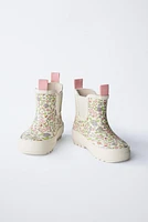 FLORAL RAIN BOOTS
