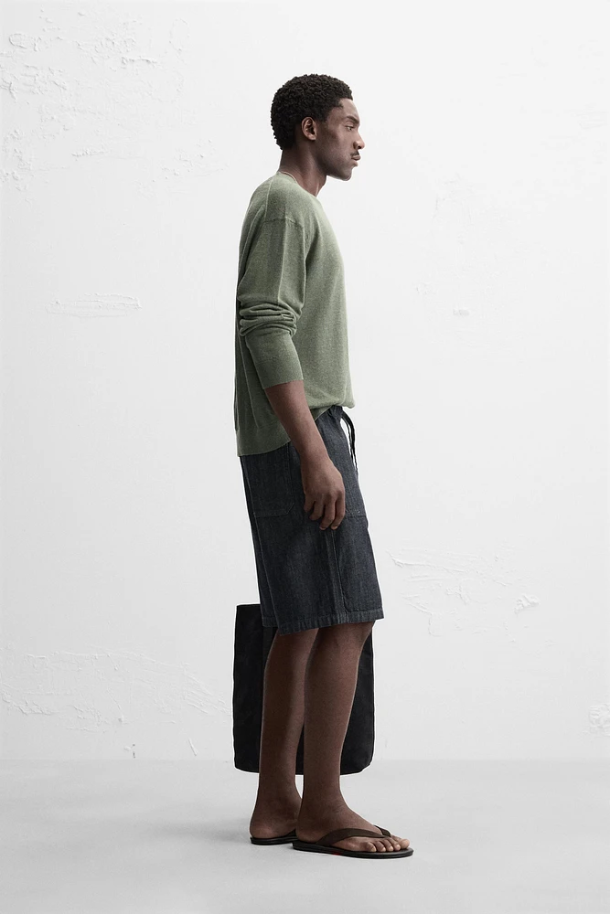 BERMUDA DENIM RELAXED FIT