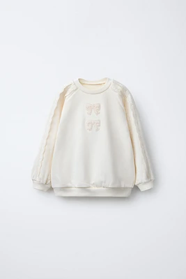 ROMANTIC BOW SWEATSHIRT
