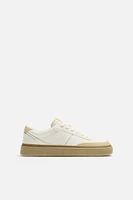 CONTRAST SOLE SNEAKERS