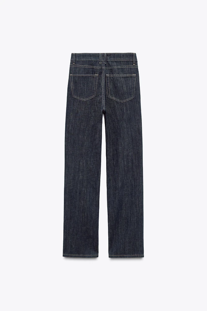 JEAN TRF DROIT À TAILLE HAUTE