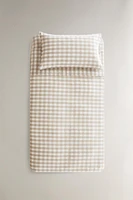 HOUSSE DE COUETTE CARREAUX