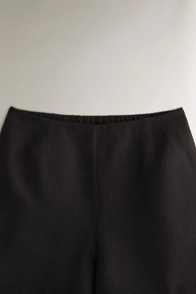 LINEN SHORTS