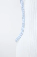 CITY TEXT RIB TOP