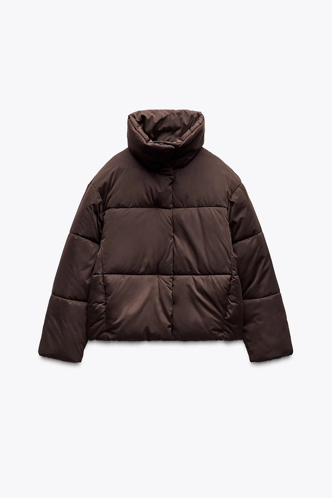 ANORAK REMBOURRÉ ET COURT IMPERMÉABLE COUPE VENT