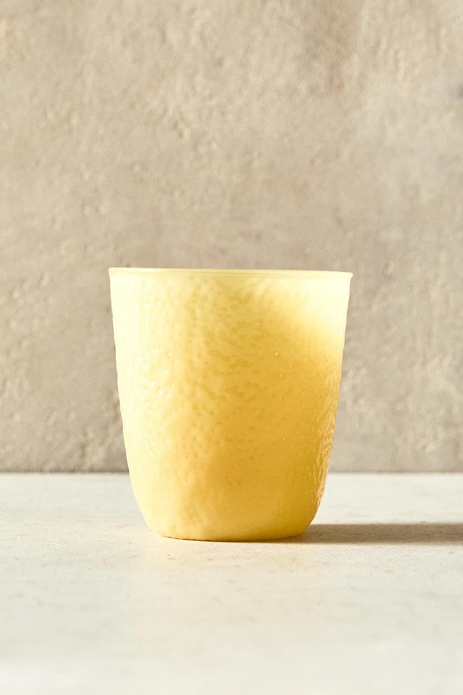 TEXTURED BOROSILICATE GLASS TUMBLER