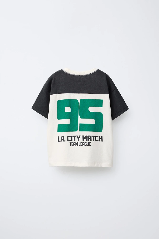 NUMBER PRINT T-SHIRT
