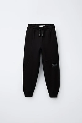 PIQUÉ INTERLOCK JOGGER PANTS