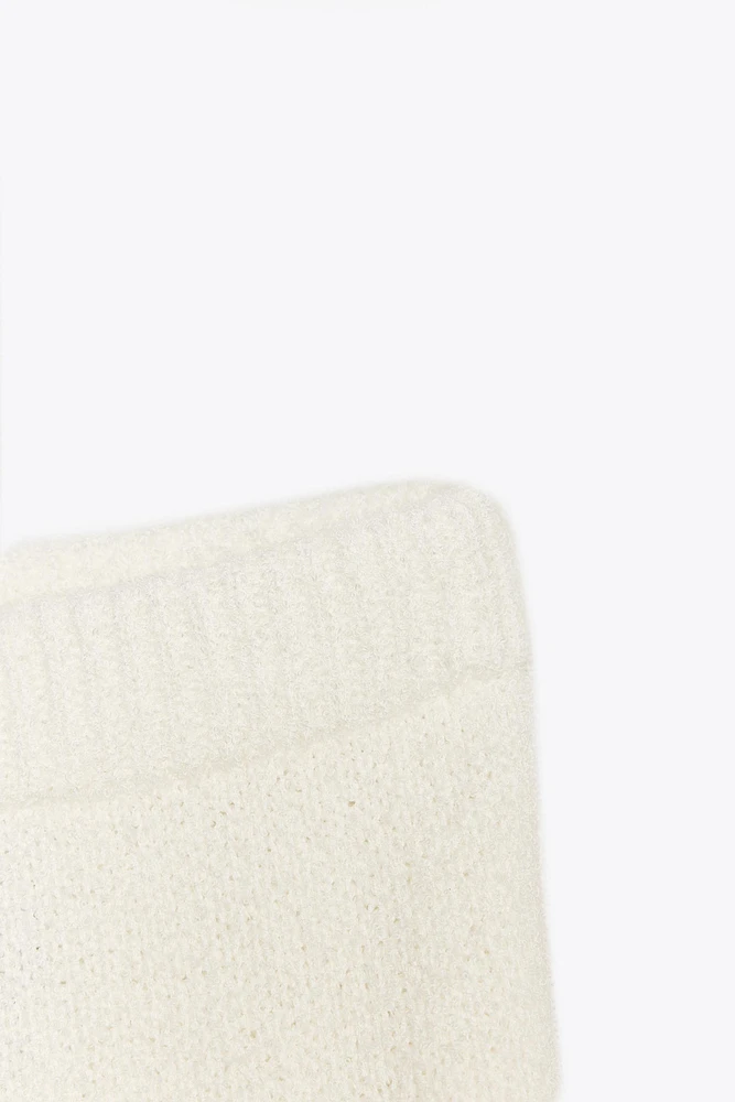 MINI TOPSTITCHED SKIRT