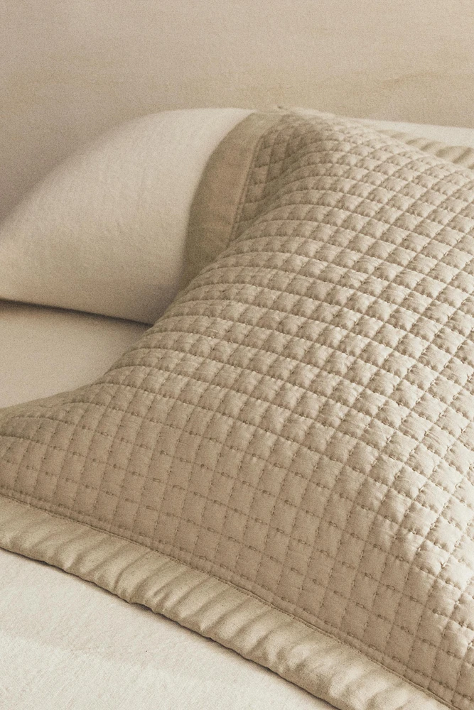 HOUSSE DE COUSSIN ÉDREDON MICROFIBRE