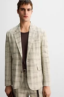 LIMITED EDITION PLAID SUIT BLAZER