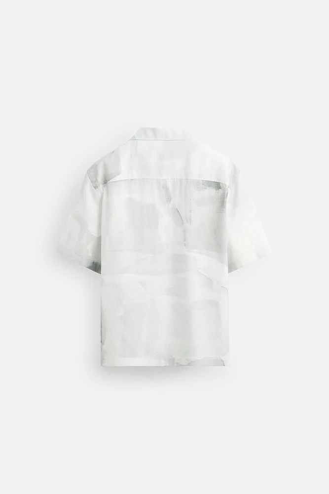 CHEMISE À IMPRIMÉ ABSTRAIT