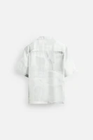 CHEMISE À IMPRIMÉ ABSTRAIT