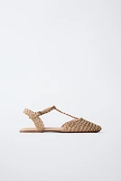 BRAIDED SLINGBACK SHOES