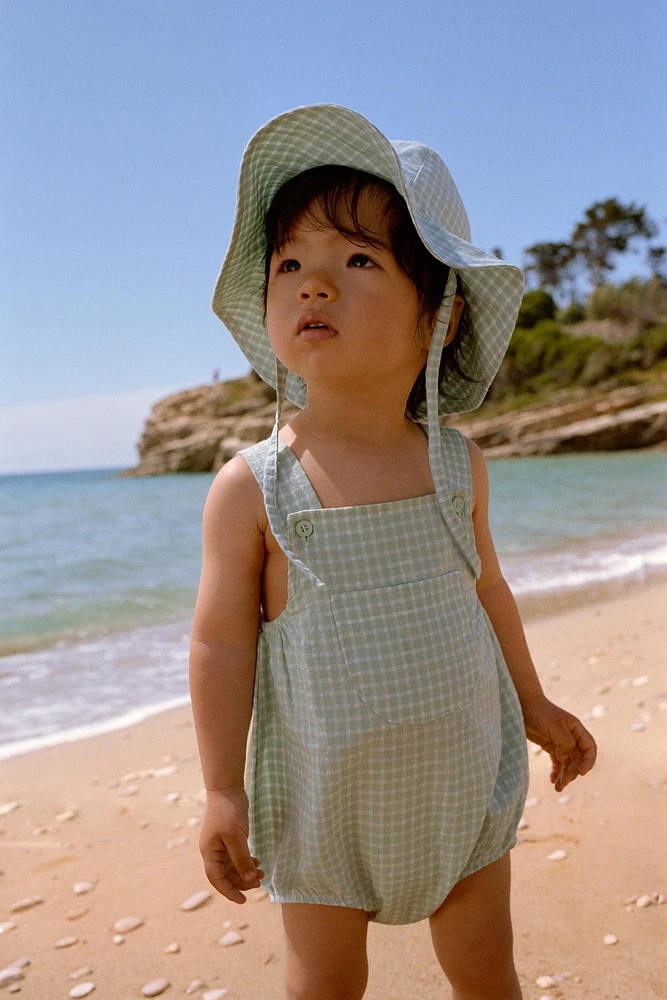 GINGHAM ROMPER
