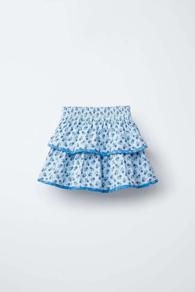 FLORAL SKORT