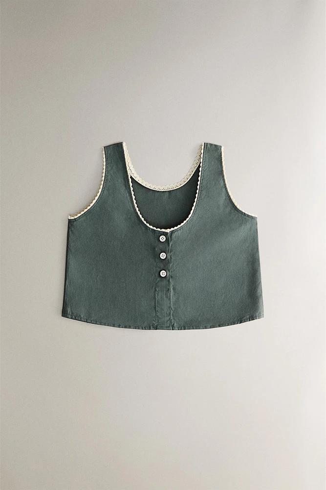 HAUT ENFANT COTON UNI