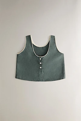HAUT ENFANT COTON UNI