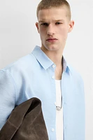 TEXTURED REGULAR FIT SHIRT