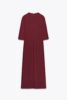 ZW COLLECTION GATHERED MIDI DRESS